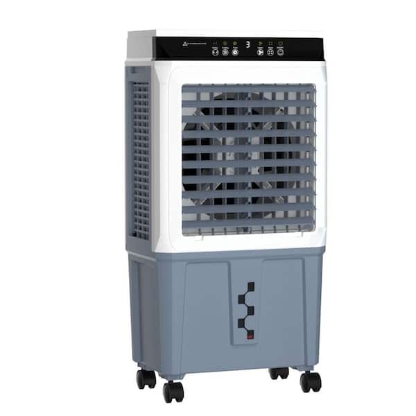 3450 CFM 3-Speed Indoor/Outdoor Portable Evaporative Cooler for 1000 sq. ft, with 11 Gallon Tank and Remote.