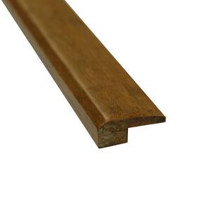 Carbonized 3/4 in. Thick x 2 in. Wide x 72-3/4 in. Length Strand Bamboo Threshold Molding