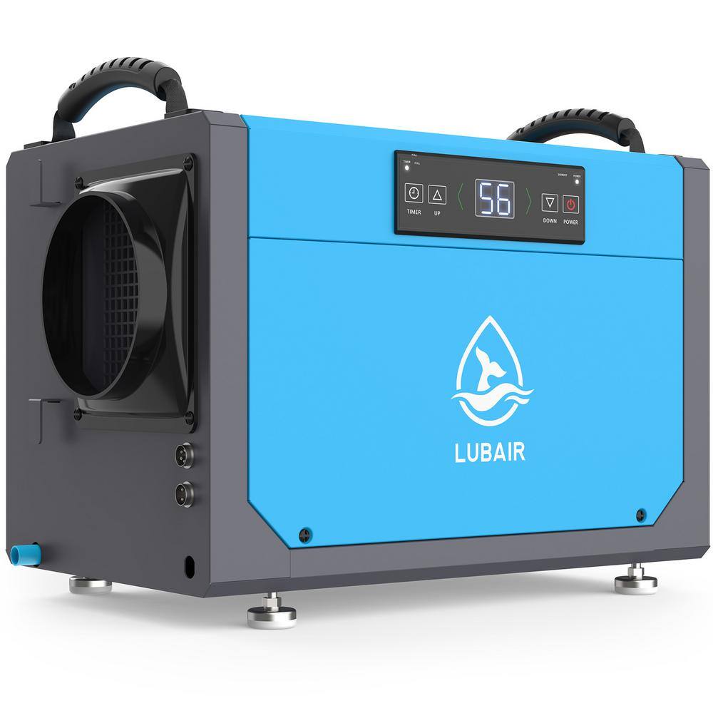 113 pt. 1,200 sq. ft. Bucketless Commercial Dehumidifier in Blue with Auto Defrost, Timer price history on PriceWatchPro