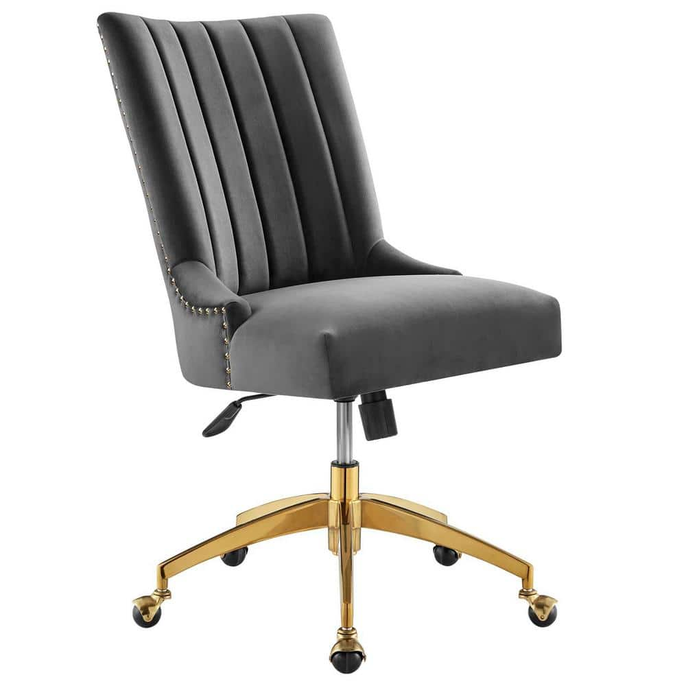 Office chair with gold base new arrivals