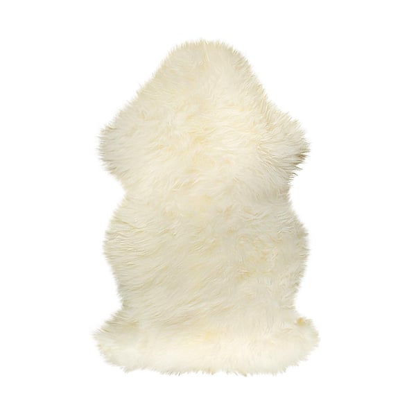 New Zealand Natural 2 ft. x 3 ft. Single Sheepskin Area Rug