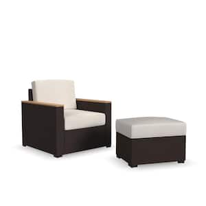 Palm Springs Outdoor Lounge Chair and Ottoman