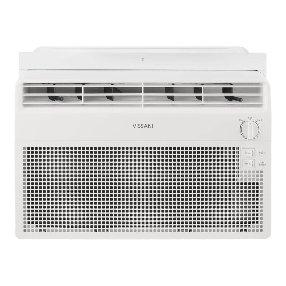 5,000 BTU 115-Volt Window Air Conditioner for 150 sq. ft Rooms in White -  Vissani, VW5024