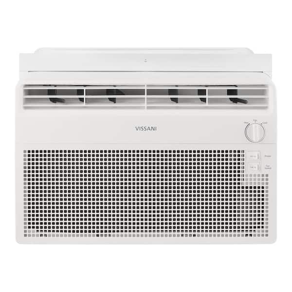 Vissani 5,000 BTU 115-Volt Window Air Conditioner for 150 sq. ft Rooms in White