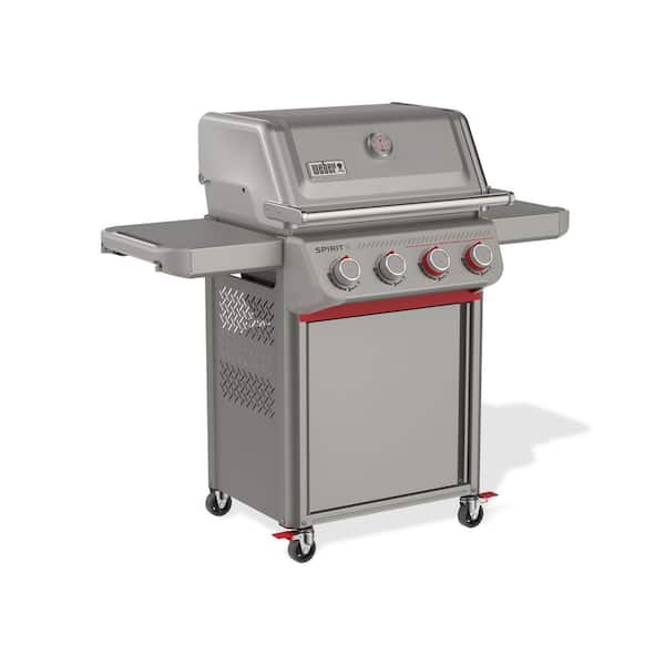 Weber Spirit E-425 4-Burner Liquid Propane Gas Grill in Titanium