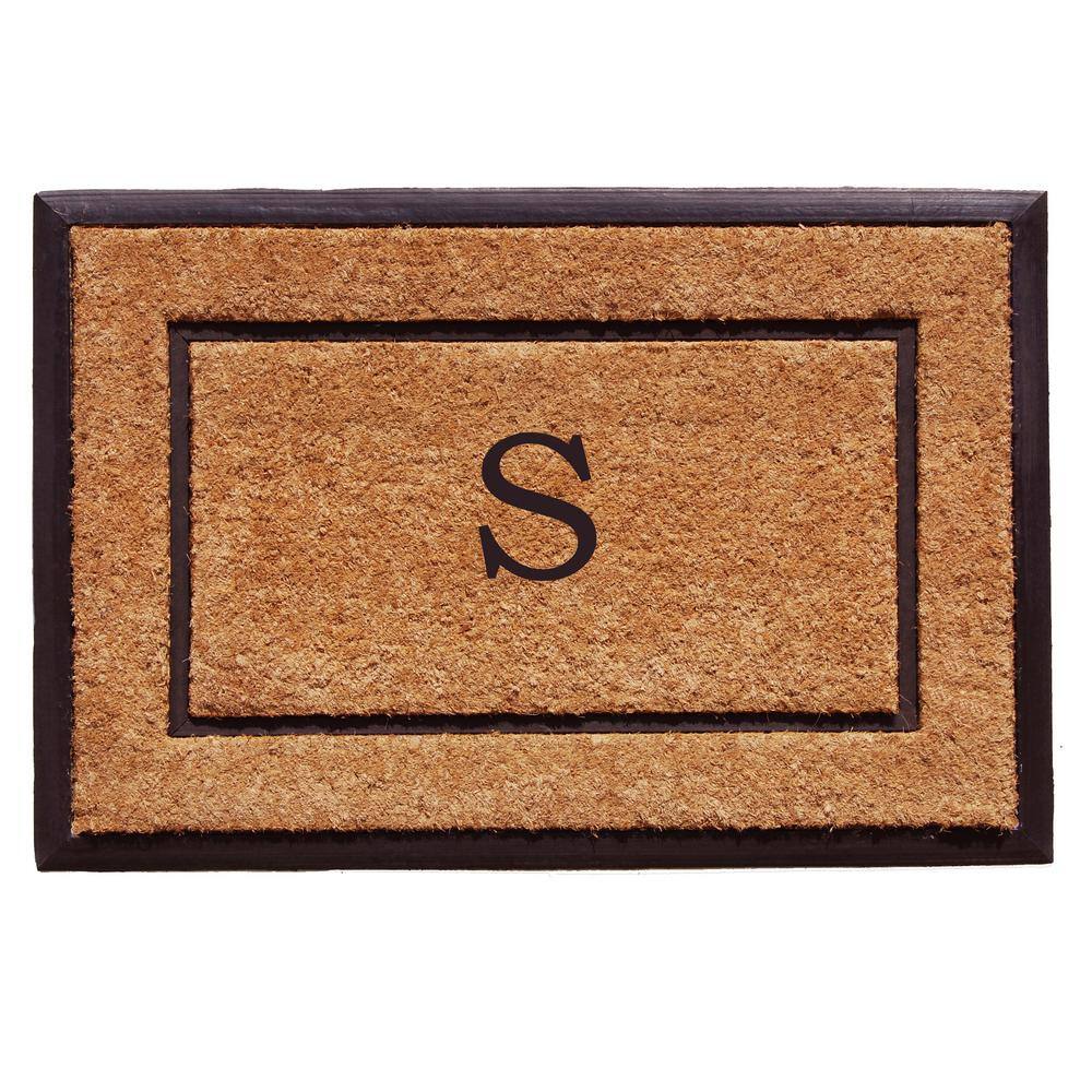 The General 24 in. x 36 in. Monogram S Door Mat price history on PriceWatchPro