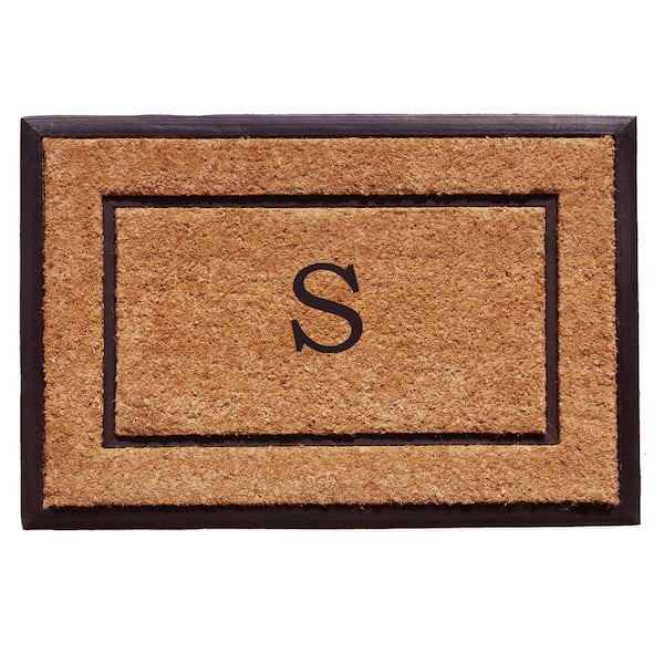 Calloway Mills The General 24 in. x 36 in. Monogram S Door Mat