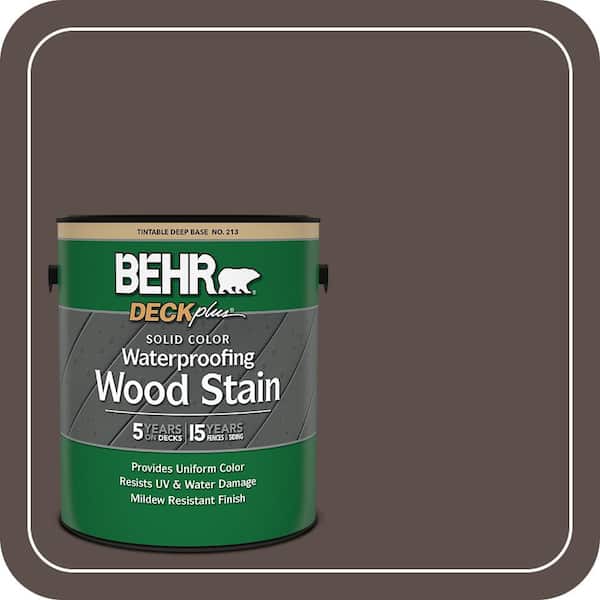 1 gal. #HDC-AC-07 Oak Creek Solid Color Waterproofing Exterior Wood Stain