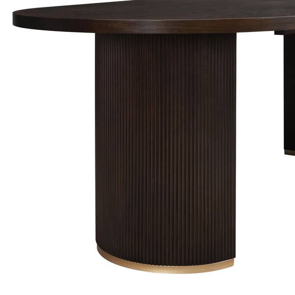 好評 Espresso Jiana HOME KNIGHT CHRISTOPHER MDF W in. 88 Wood テーブル・チェア・ハンモック