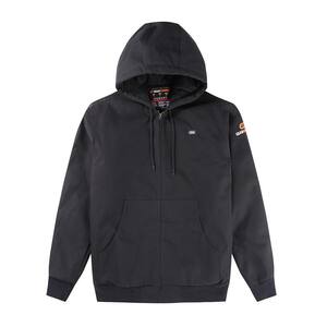 Men's 2X-Large Black 7.2-Volt Lithium-Ion Heated Canvas Jacket with Adjustable Hood and One 5.2 mAh Battery Pack