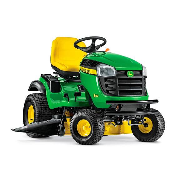 John Deere E160 48 In 24 Hp V Twin Els Gas Hydrostatic Lawn Tractor Bg21029 The Home Depot