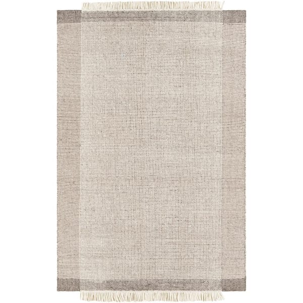 Livabliss Reliance Brown Cottage 5 ft. x 7 ft. Indoor Area Rug