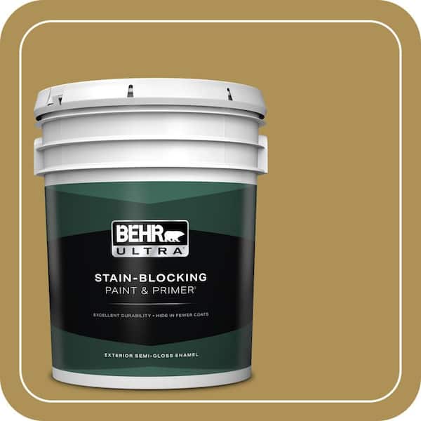 BEHR ULTRA 5 gal. Home Decorators Collection #HDC-FL14-7 Asian Pear Semi-Gloss Enamel Exterior Paint & Primer