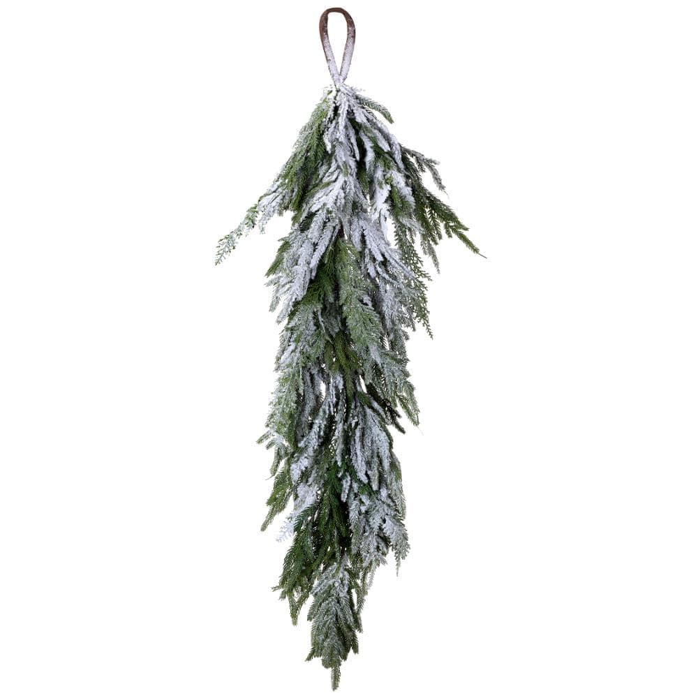"48""Real Touch Norfolk Pine Garland With Snow" price history on PriceWatchPro