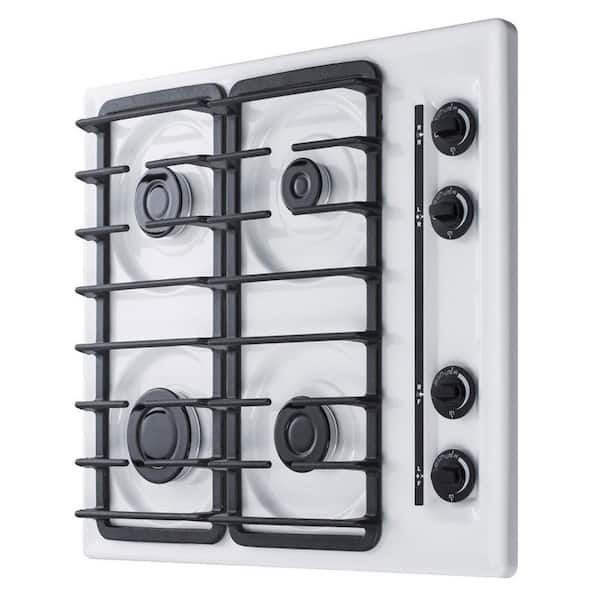 Whirlpool 30 in. 4-Burner Electric Coil Cooktop with Simmer & Power Burner  - White