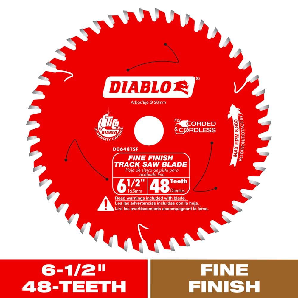 6-1/2 in 48-Tooth Fine Finish and Plywood Track Saw Blade price history on PriceWatchPro