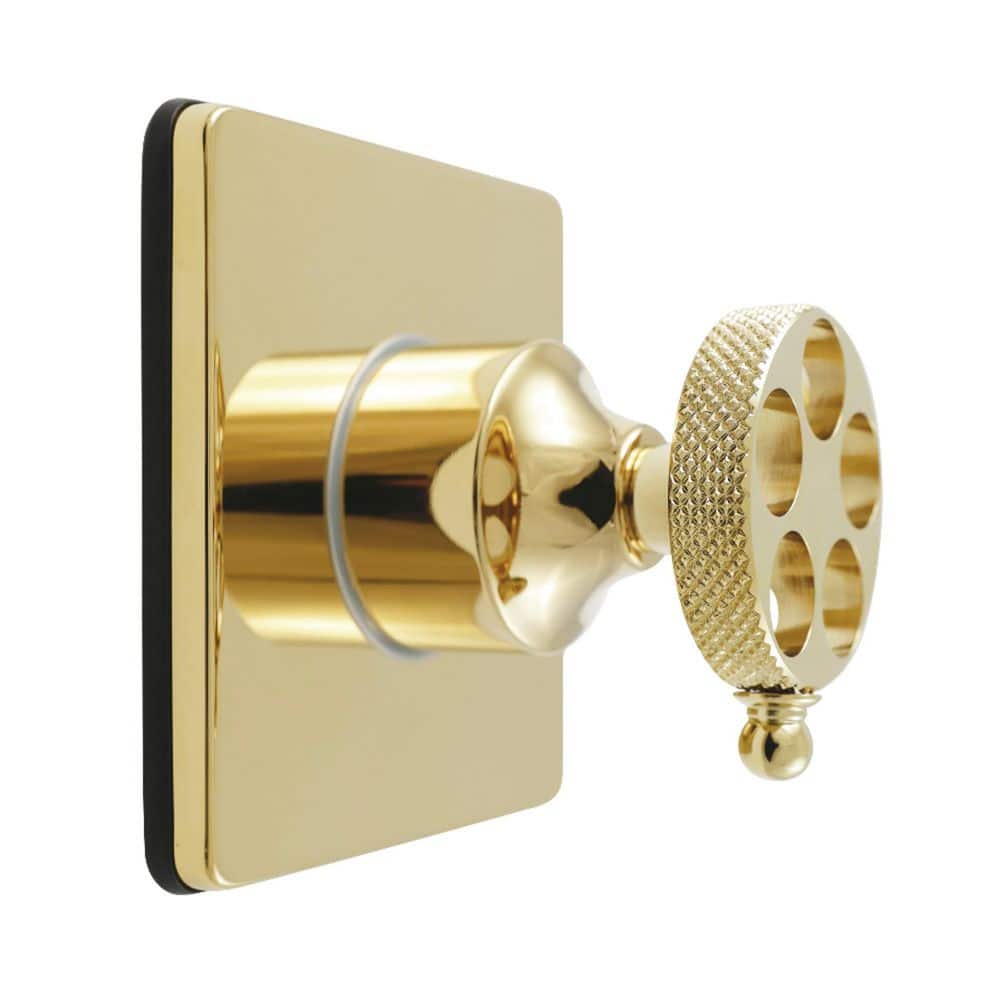 Webb 1/2 in. Single-Handle 1-Hole Wall Mount 3-Way Diverter Valve with Trim Kit in Polished Brass price history on PriceWatchPro
