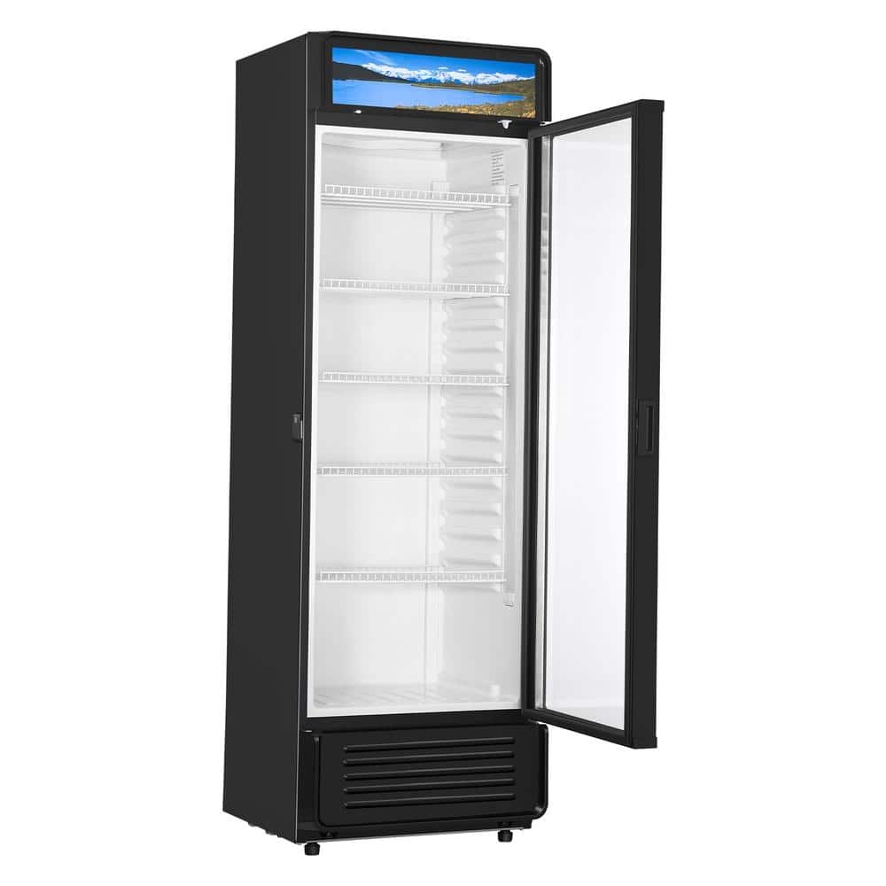 Commercial Merchandiser Refrigerator 12.2 Cu. Ft. Glass Door 5 Shelves LED Lightbox 32 to 50 F price history on PriceWatchPro