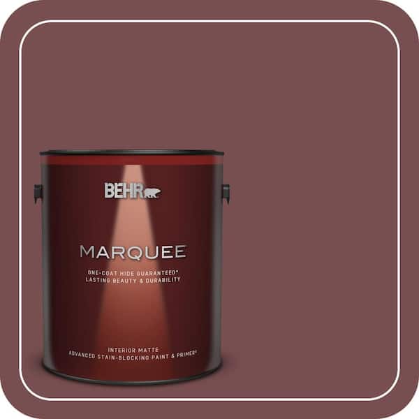 BEHR MARQUEE 1 gal. #ECC-24-3 Autumn Hills Matte Interior Paint & Primer
