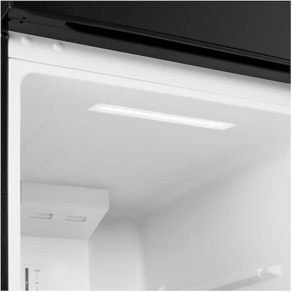 Vissani 10.1 cu. ft. Top Freezer Refrigerator in Black Garage
