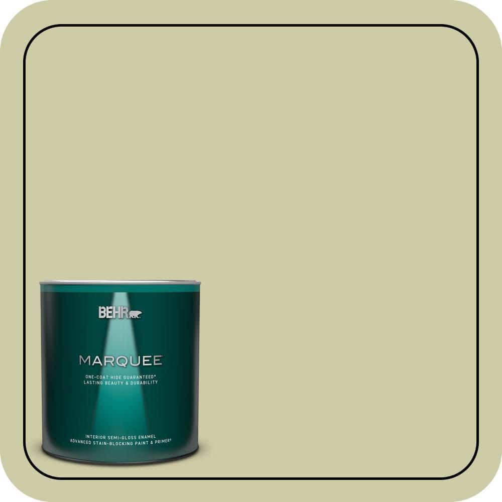 1 qt. #ICC-58 Crisp Celery Semi-Gloss Enamel Interior Paint & Primer price history on PriceWatchPro