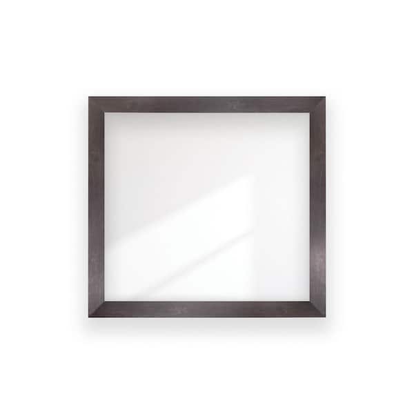 BrandtWorks 40 in. W x 43 in. H Rustic Espresso Wide Framed Wall Mirror