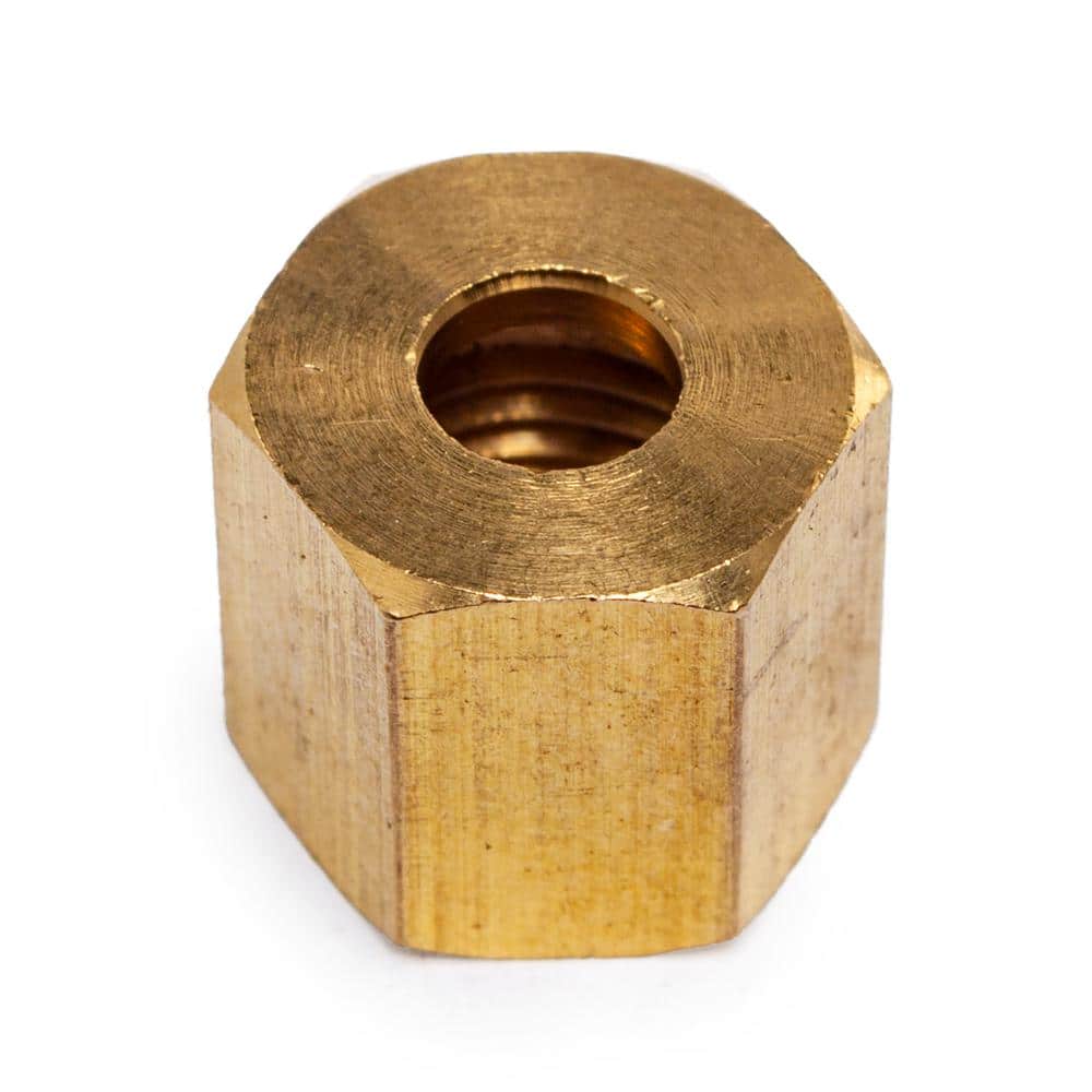 3/16 Inch Brass Hex Compression Nut Fittings Pack
