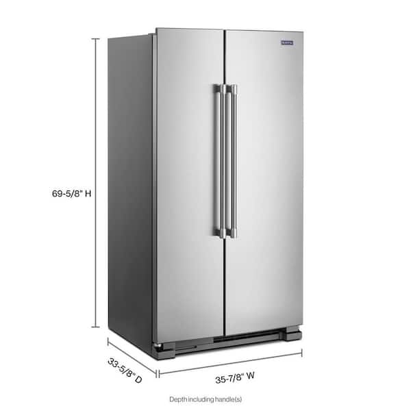 36 in. 24.9 cu. ft Stainless Steel Fingerprint Resistant Refrigerator 6