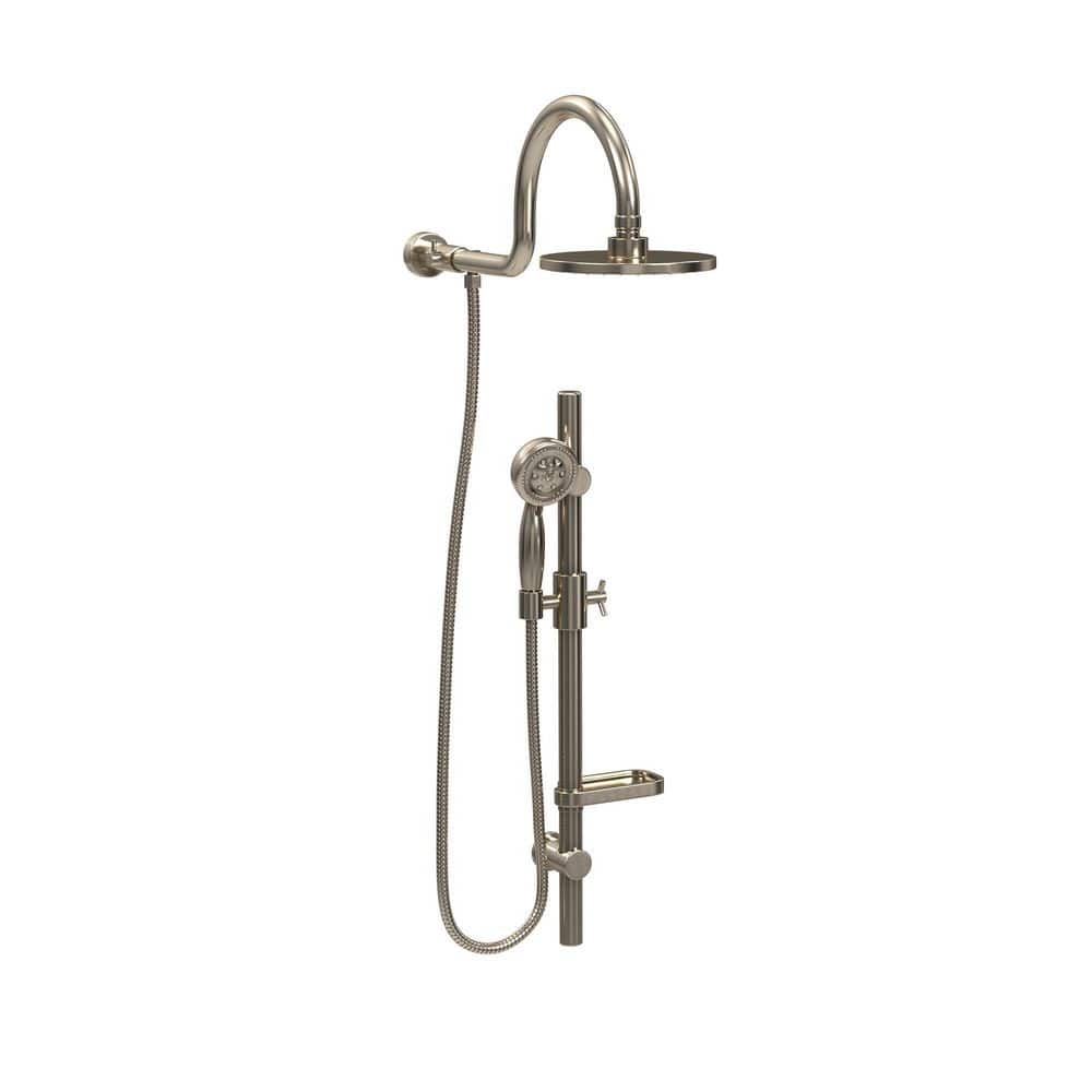PULSE Retro Fit Brushed-Nickel 3-Spray Shower Bar System