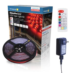 RibbonFlex Home 24 ft. RGB+W Indoor/Outdoor LED Tape Light Kit