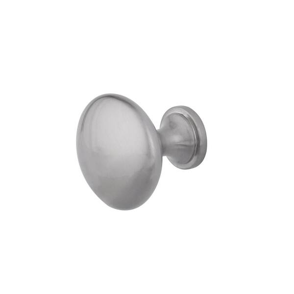 50-Pack Cabinet Knob Handle 1-1/4 in Round Hollow Metal Satin Nickel Finish New 