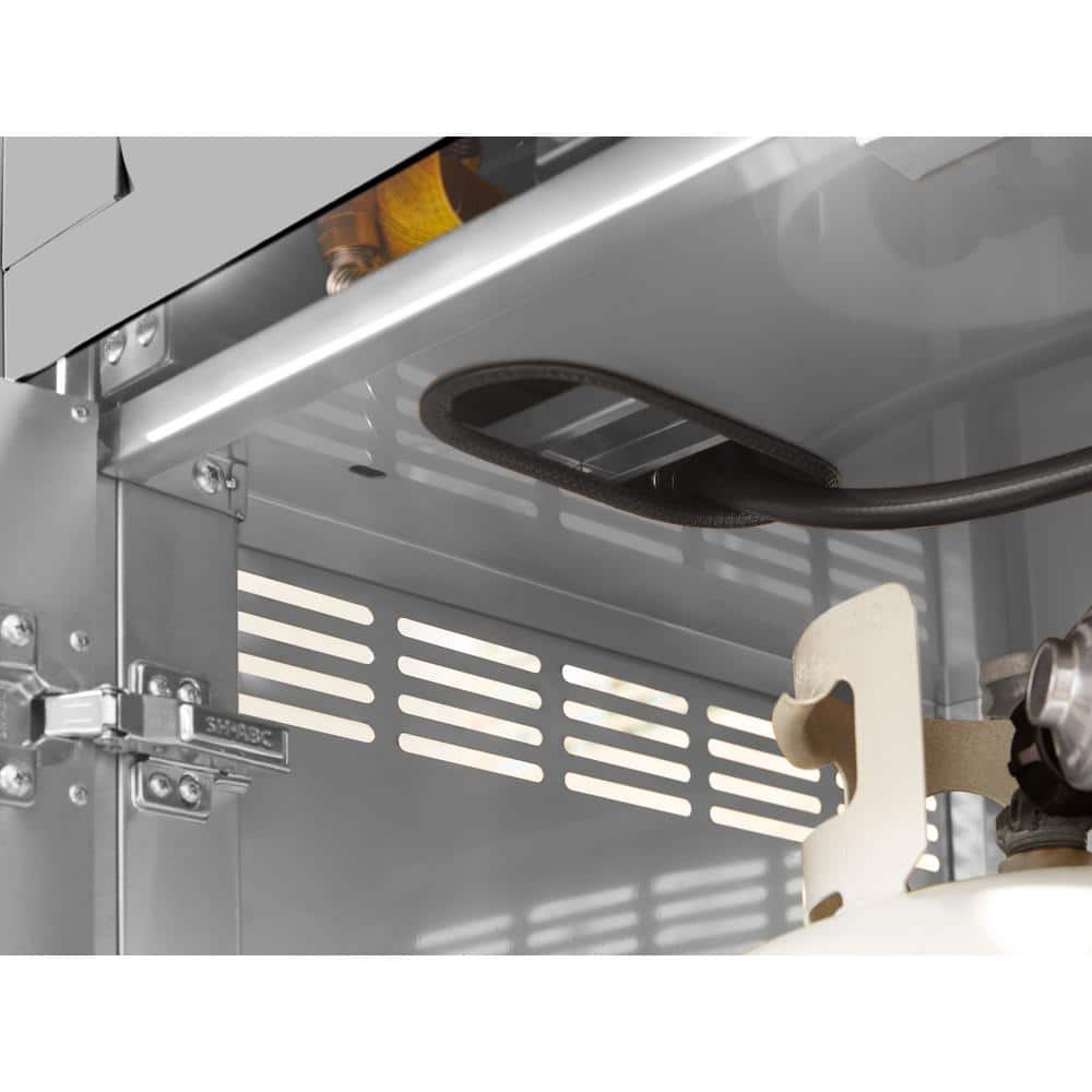 Stainless Steel 33-Inch Outdoor Kitchen Grill Cabinet