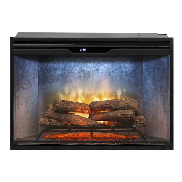 Dimplex Revillusion 36 in. Built-In Electric Fireplace Insert with Front Glass and Plug Kit