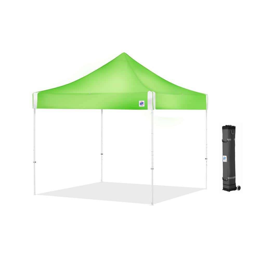 E-Z UP Hi-Viz Series 10 ft. x 10 ft. Bright Orange Instant Canopy Pop Up Tent