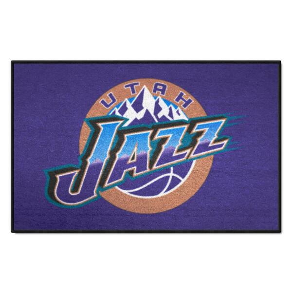 FANMATS NBA Retro Utah Jazz Purple 2 ft. x 3 ft. Starter Mat Area Rug 35418  - The Home Depot