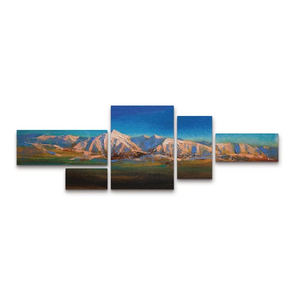 Trademark Fine Art Svetlana Orinko Torellese Range I 5-Piece Panel Set Unframed Photography Wall Art 24 in. x 72 in.