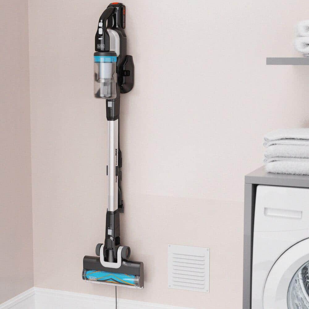 Black and Gray Convertible Cordless Stick Vacuum for Pets