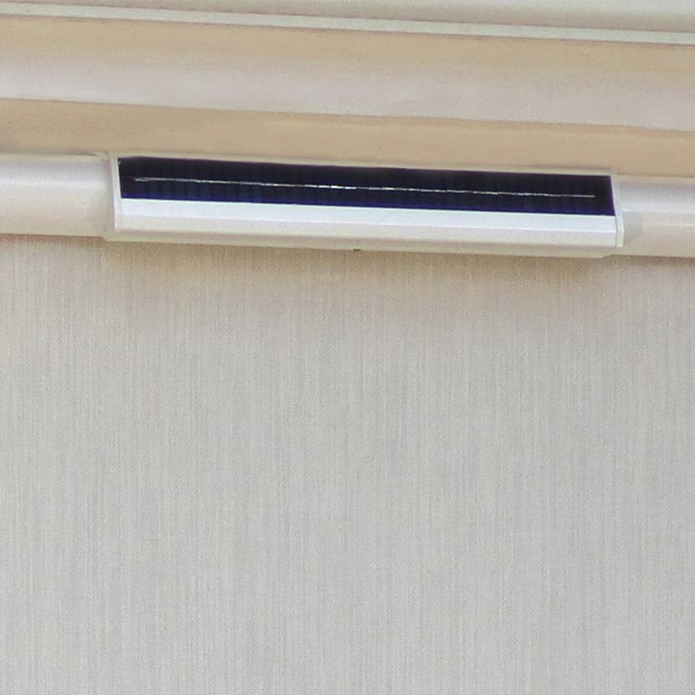 Charcoal Cordless Light Filtering Fade resistant Vinyl Horizontal Solar Roll-Up Shade 54 in. W x 84 in. L, Custom price history on PriceWatchPro