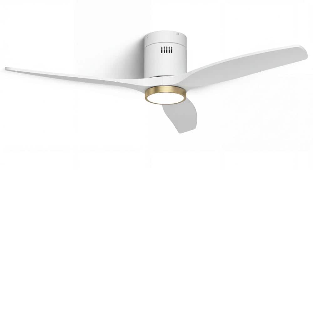 52 in. Ceiling Fan with Light and Wall Control, Quiet Reversible DC Motor, 3CCT Dimmable, Solid Wood Blades, Matte Black price history on PriceWatchPro