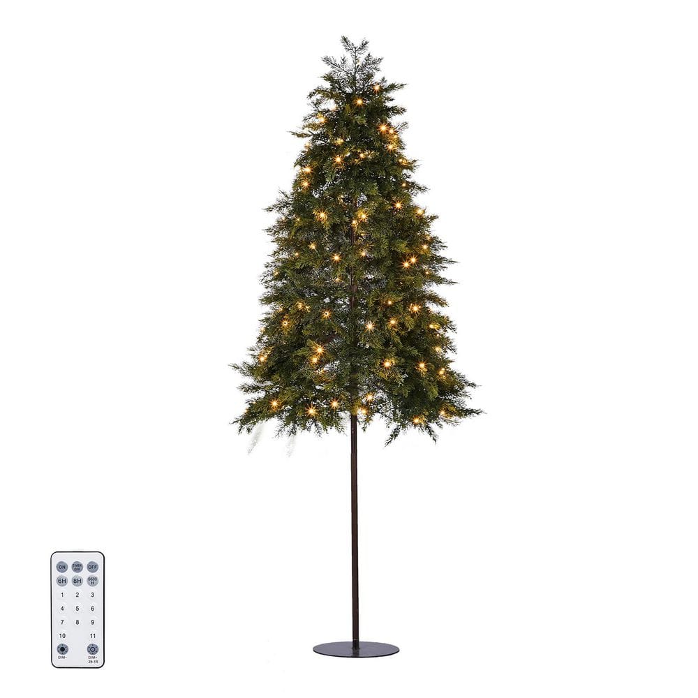 Karl home 6 ft. PreLit Artificial Christmas Tree with 228 Branch Tips ...