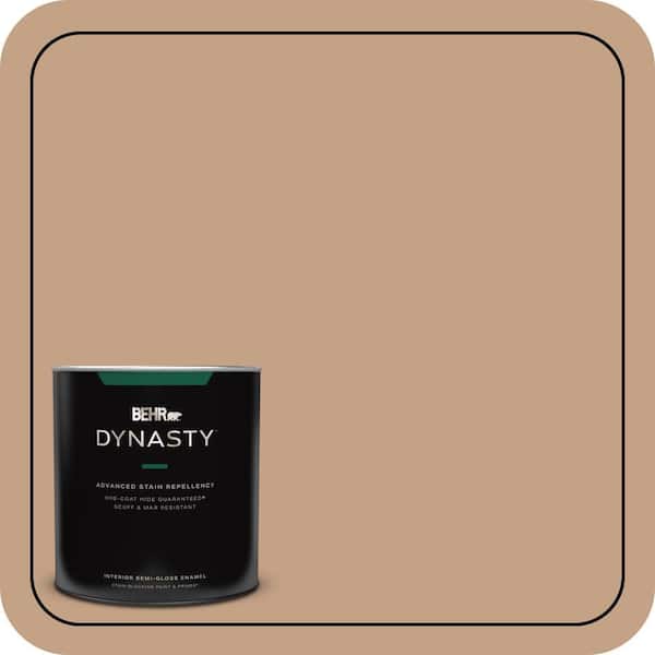 BEHR DYNASTY 1 qt. #S240-4 Pacific Bluffs One-Coat Hide Semi-Gloss Enamel Interior Stain-Blocking Paint and Primer