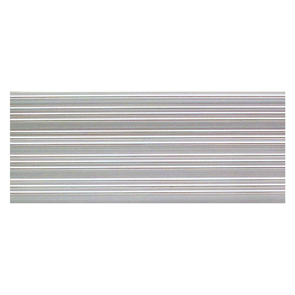 Trimlite 36" x 80" 1-Panel Shaker Left-Hand Inswing Primed Fiberglass Door
