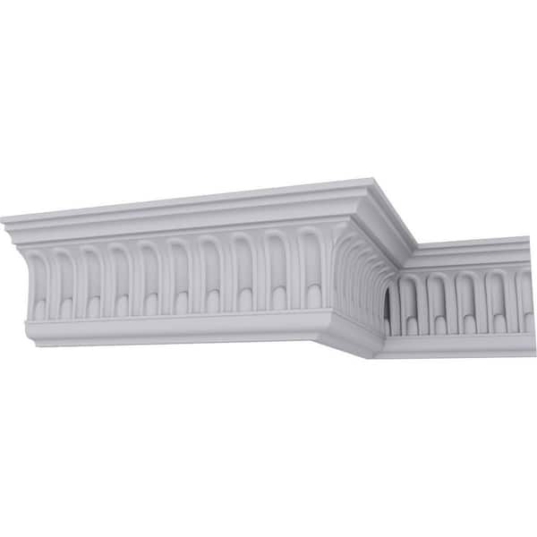 Ekena Millwork SAMPLE - 2-1/2 in. x 12 in. x 4 in. Polyurethane Viceroy Crown Moulding