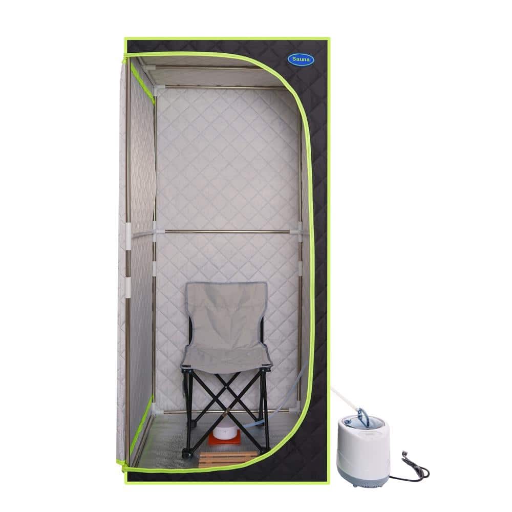 1-Person Steam Corner Portable Sauna with Steam generator, Controller, Fold