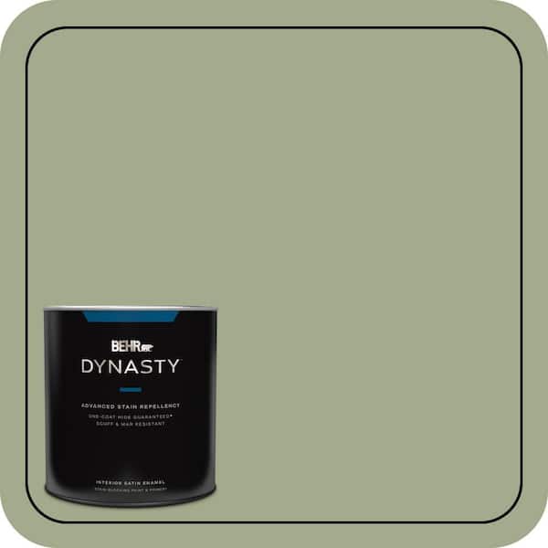 BEHR DYNASTY 1 qt. #420F-4 Sagey Satin Enamel Interior Stain-Blocking Paint & Primer