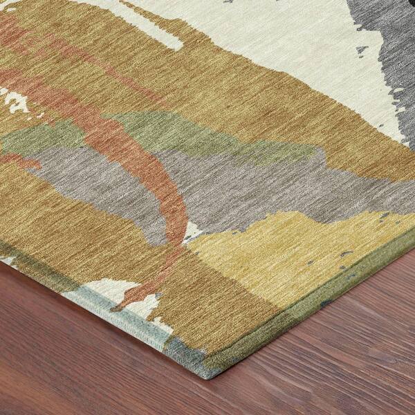 Chantille Machine Washable Indoor/Outdoor Abstract ACN2652 Gray 10 ft. x 14 ft. Area Rug