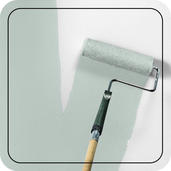 1 qt. #N430-2 Natures Reflection Flat EcoMix Plant-Based Interior Paint & Primer