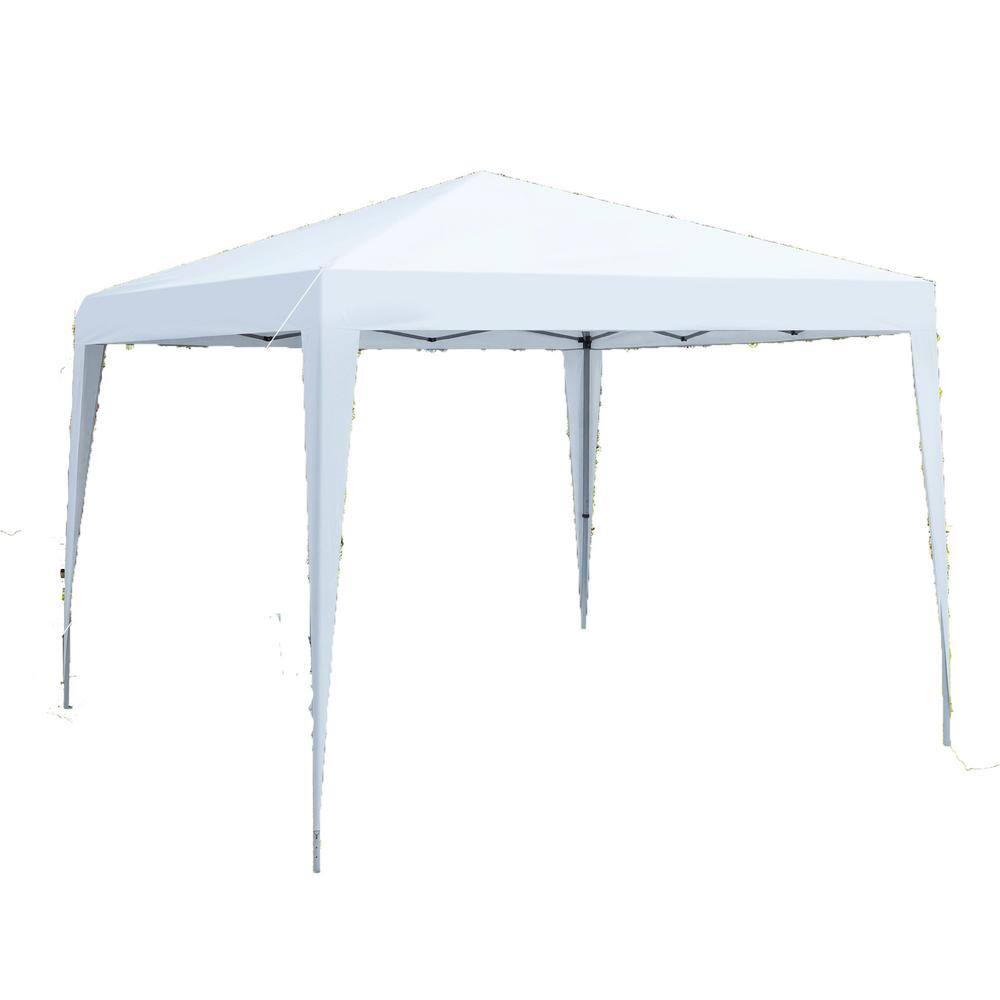 10 ft. x 10 ft. Outdoor Pop-Up Gazebo Canopy Tent with 2 Removable Sidewall and Zipper 4pcs Weight sandbag and Carry Bag price history on PriceWatchPro