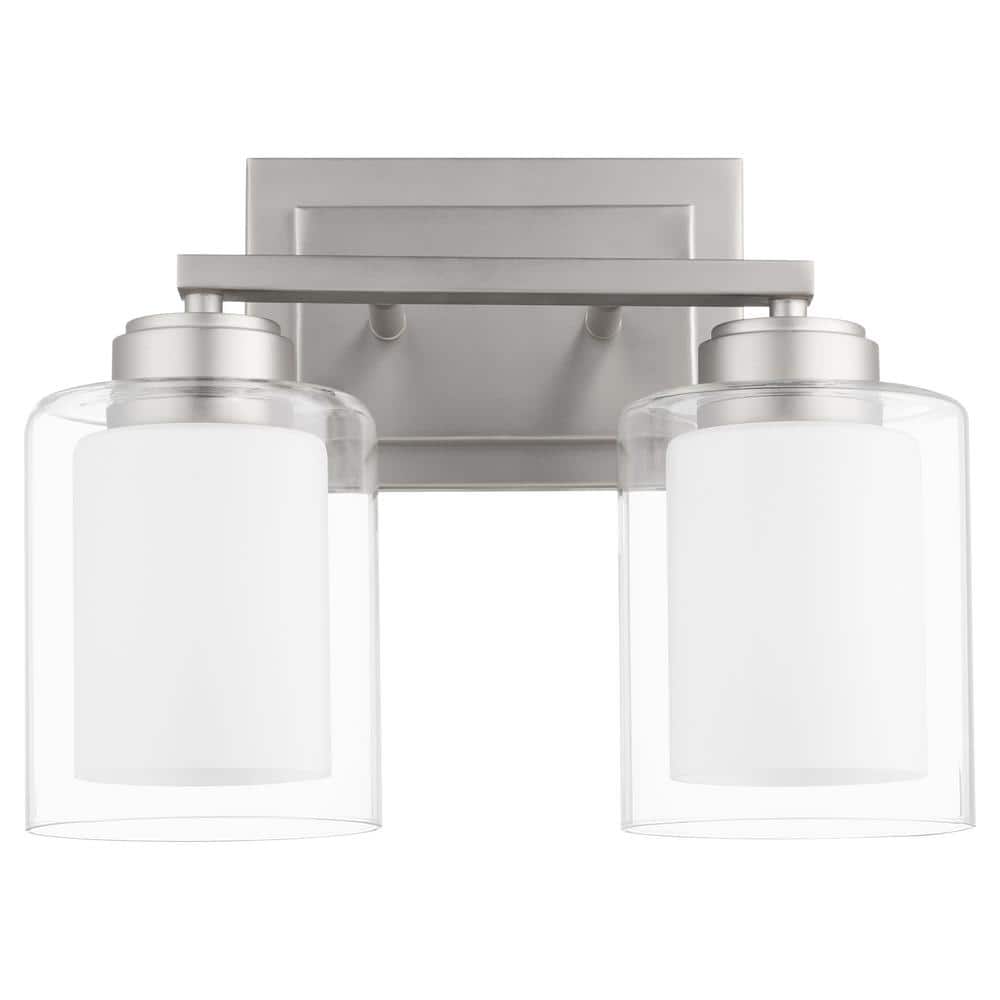 2-Light Stain Nickel with Satin Opal Vanity price history on PriceWatchPro