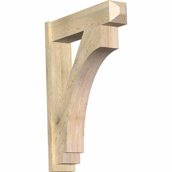 Ekena Millwork 8 in. x 44 in. x 32 in. Douglas Fir Imperial Craftsman Rough Sawn Outlooker